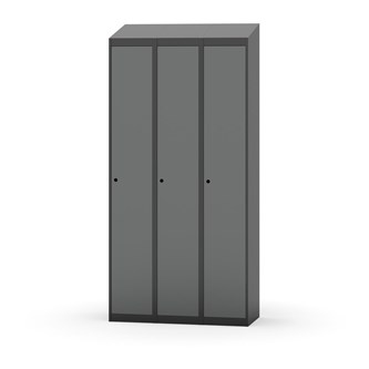Novis garderobeskab skrå topplade 1:3 B90 cm