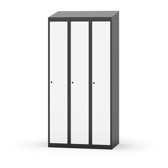 Novis garderobeskab skrå topplade 1:3 B90 cm