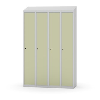 Novis garderobeskab skrå topplade 1:4 B120 cm