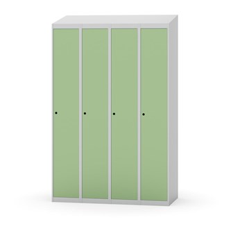 Novis garderobeskab skrå topplade 1:4 B120 cm
