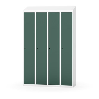 Novis garderobeskab skrå topplade 1:4 B120 cm