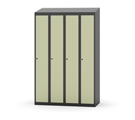 Novis garderobeskab skrå topplade 1:4 B120 cm