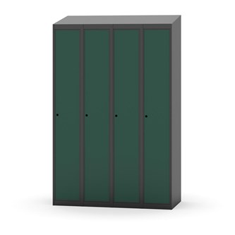 Novis garderobeskab skrå topplade 1:4 B120 cm