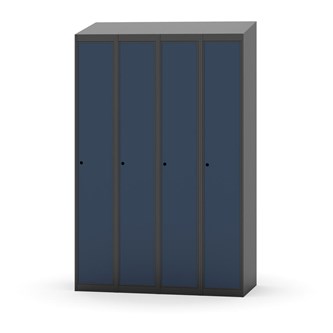 Novis garderobeskab skrå topplade 1:4 B120 cm