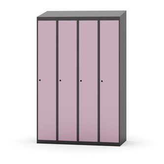 Novis garderobeskab skrå topplade 1:4 B120 cm