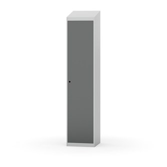Novis garderobeskab skrå topplade 1:1 B40 cm