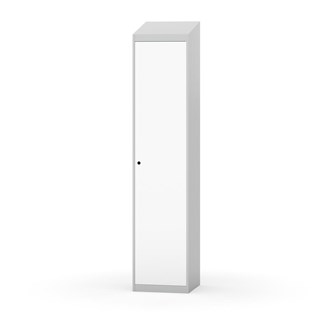 Novis garderobeskab skrå topplade 1:1 B40 cm