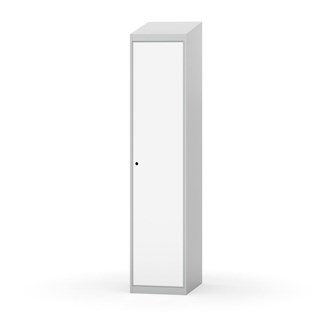 Novis garderobeskab skrå topplade 1:1 B40 cm