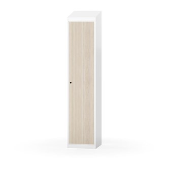 Novis garderobeskab skrå topplade 1:1 B40 cm