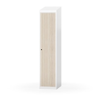 Novis garderobeskab skrå topplade 1:1 B40 cm