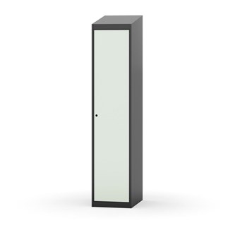 Novis garderobeskab skrå topplade 1:1 B40 cm
