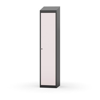 Novis garderobeskab skrå topplade 1:1 B40 cm