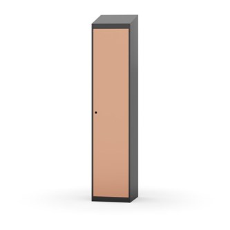 Novis garderobeskab skrå topplade 1:1 B40 cm