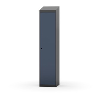 Novis garderobeskab skrå topplade 1:1 B40 cm