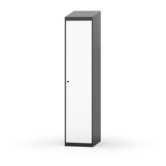 Novis garderobeskab skrå topplade 1:1 B40 cm