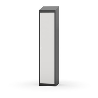 Novis garderobeskab skrå topplade 1:1 B40 cm