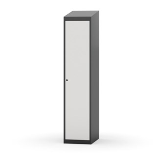 Novis garderobeskab skrå topplade 1:1 B40 cm
