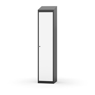 Novis garderobeskab skrå topplade 1:1 B40 cm