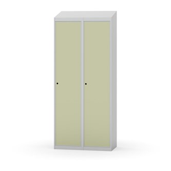 Novis garderobeskab skrå topplade 1:2 B80 cm