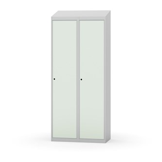 Novis garderobeskab skrå topplade 1:2 B80 cm