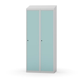Novis garderobeskab skrå topplade 1:2 B80 cm
