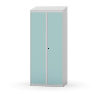 Novis garderobeskab skrå topplade 1:2 B80 cm