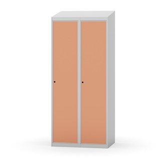 Novis garderobeskab skrå topplade 1:2 B80 cm