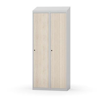 Novis garderobeskab skrå topplade 1:2 B80 cm