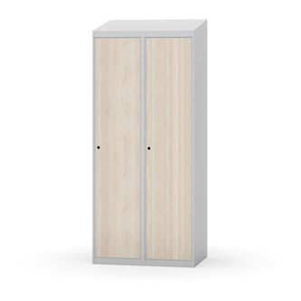 Novis garderobeskab skrå topplade 1:2 B80 cm