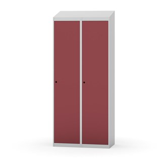 Novis garderobeskab skrå topplade 1:2 B80 cm