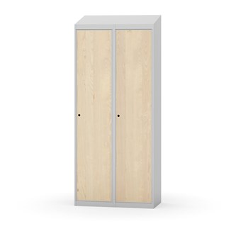 Novis garderobeskab skrå topplade 1:2 B80 cm
