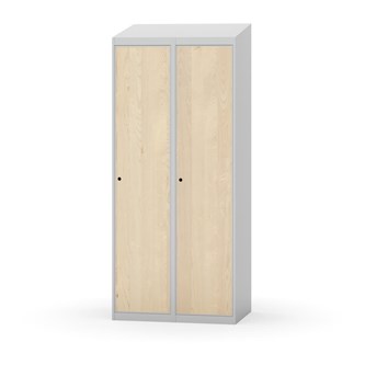 Novis garderobeskab skrå topplade 1:2 B80 cm