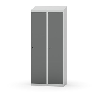 Novis garderobeskab skrå topplade 1:2 B80 cm