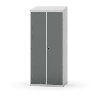 Novis garderobeskab skrå topplade 1:2 B80 cm