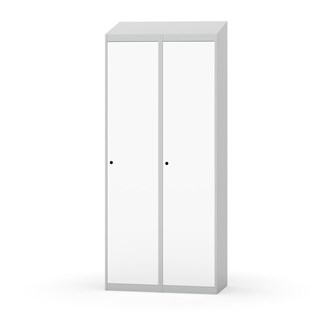 Novis garderobeskab skrå topplade 1:2 B80 cm