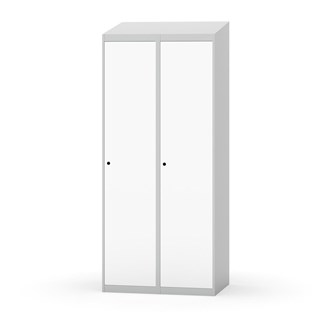Novis garderobeskab skrå topplade 1:2 B80 cm