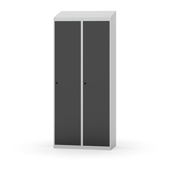 Novis garderobeskab skrå topplade 1:2 B80 cm