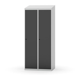 Novis garderobeskab skrå topplade 1:2 B80 cm