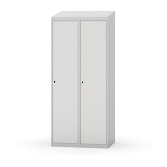Novis garderobeskab skrå topplade 1:2 B80 cm
