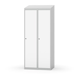 Novis garderobeskab skrå topplade 1:2 B80 cm