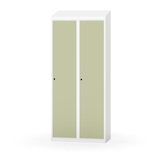 Novis garderobeskab skrå topplade 1:2 B80 cm