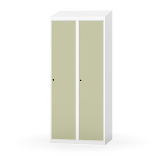 Novis garderobeskab skrå topplade 1:2 B80 cm