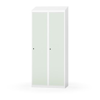 Novis garderobeskab skrå topplade 1:2 B80 cm