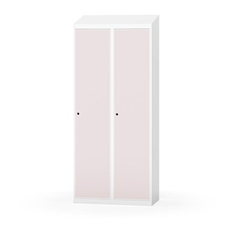 Novis garderobeskab skrå topplade 1:2 B80 cm