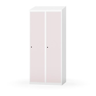 Novis garderobeskab skrå topplade 1:2 B80 cm