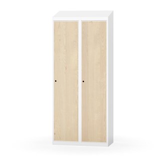 Novis garderobeskab skrå topplade 1:2 B80 cm