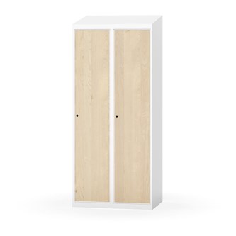 Novis garderobeskab skrå topplade 1:2 B80 cm