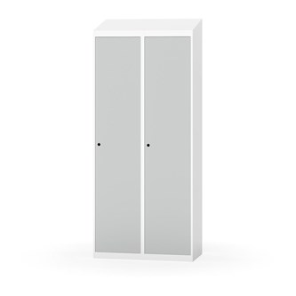 Novis garderobeskab skrå topplade 1:2 B80 cm