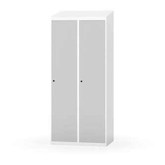 Novis garderobeskab skrå topplade 1:2 B80 cm