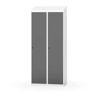 Novis garderobeskab skrå topplade 1:2 B80 cm